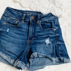 American Eagle High-Rise Super Stretch Shorts